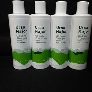 Ursa Major Go Easy Shampoo and Conditioner Set 4 New Bottles